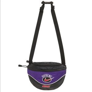Purple Supreme x Nike Shoulder Bag